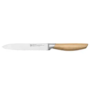 Henckels Pakka 5-inch Serrated Utility Knife