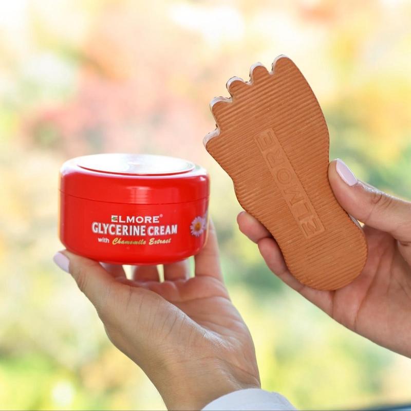 ELMORE Soothing Hand Cream – 42% Glycerin for Intense Moisture & Hydration | Chamomile Extract to Calm, Soothe & Restore Dry, Cracked Skin | Fast-Absorbing & Non-Greasy