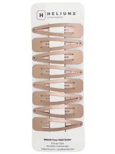 Large 2.7 Inch Snap Clips - Metal Barettes - Dark Blonde