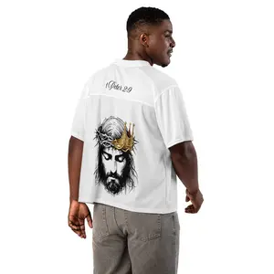 Dust 2 Royalty - Boxy football jersey, knitted