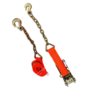 Diamond Weave 3''x14' Ratchet and Chain Ends