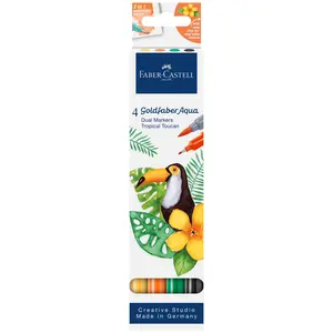 Tropical Escapes Goldfaber Aqua Markers Tropical Tucan 4ct - #FC164508