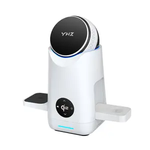YWZ 3 in 1 Charging Station - Qi2 Certified Wireless Charger for iPhone 17 16 15 14 13 12 Pro Max - Apple Watch - AirPods, Samsung - Compatible with MagSafe Devices