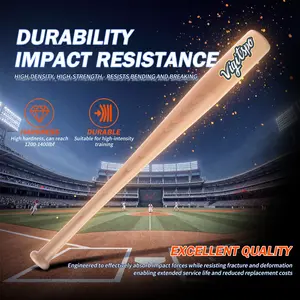 Professional wood Baseball Bat | ​Heavy-Duty Training| ​Professional-Grade Resilience Design| ​Unbreakable Design| ​ Available in 21in/28in/30in/32in/34in