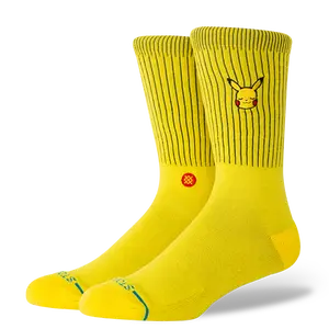 Pokemon X Stance Crew Socks - Pikachu
