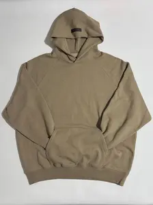 2022 Desert Taupe Pullover Hoodie- Graphic Long Sleeve Sweatshirt for Casual Outdoor Wear, Oversized CleanFit