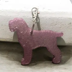 Spinone Italiano Epoxy Resin Keychain