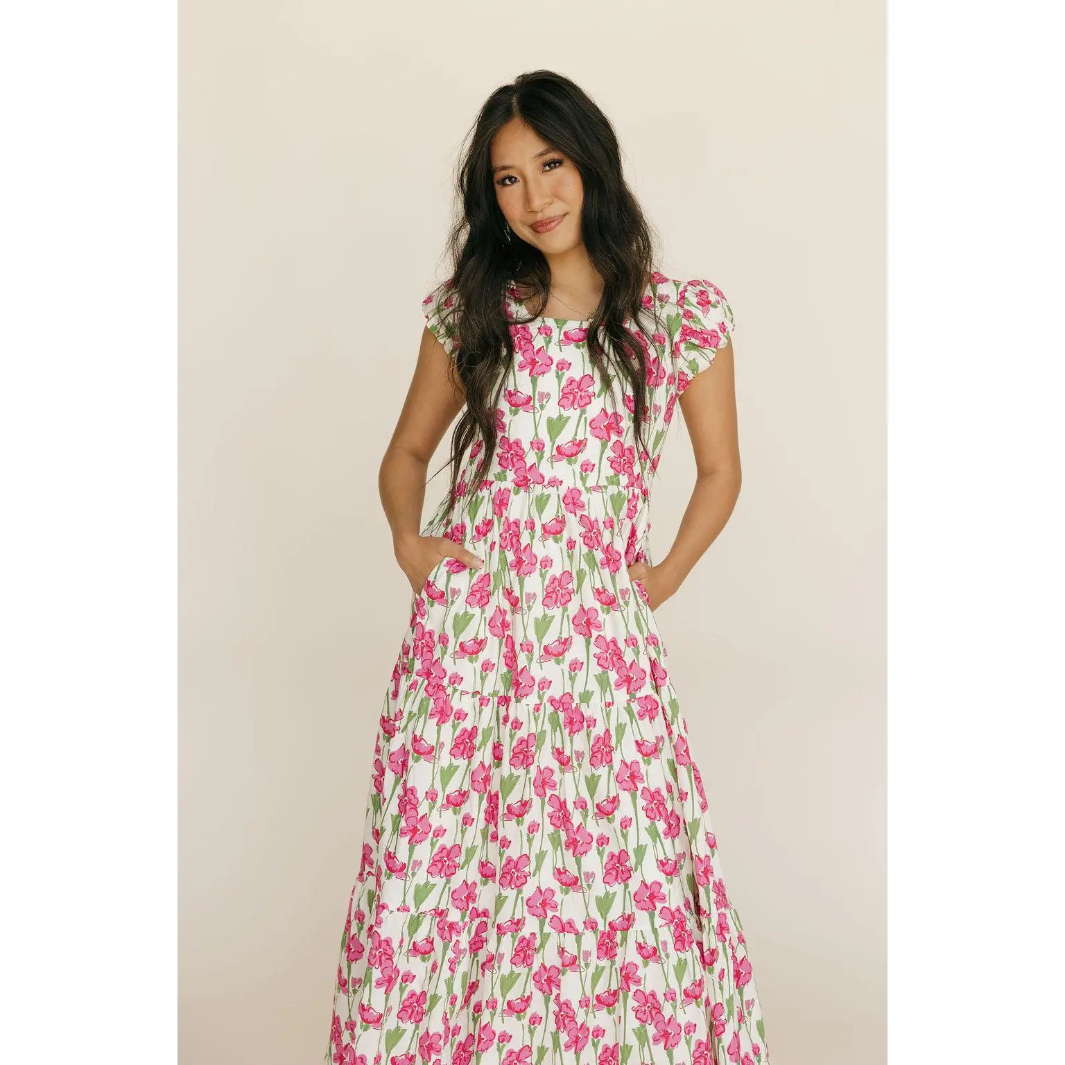 Roxie Dress-Pink Floral