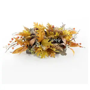 Safavieh Faux 31" Oak Leaf & Eucalyptus Pottedrrangement