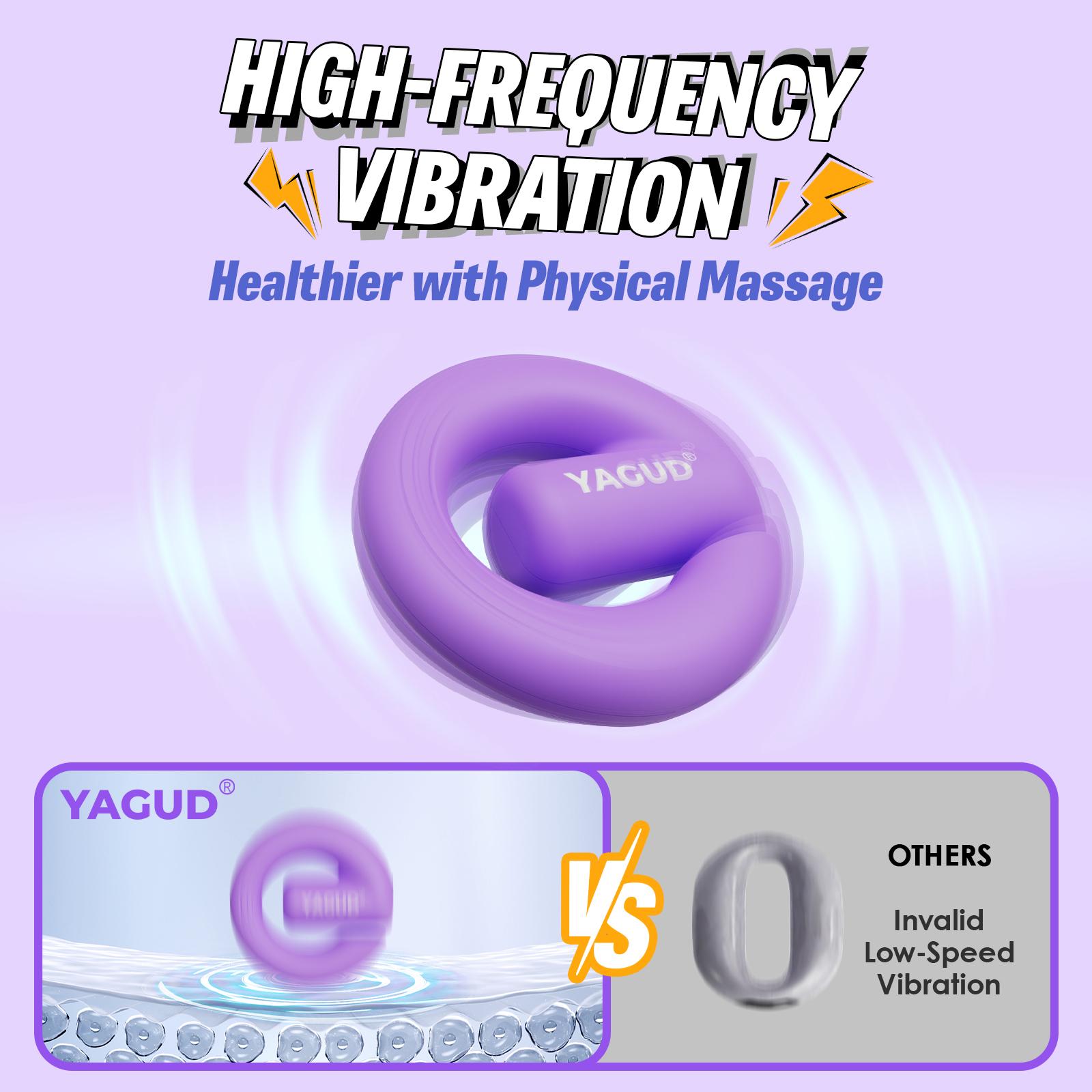 Yagud Electric Fascia Massage Ring, 2026 Upgraded 8-Speed Electric Massager for Muscle Knot Relief & Relaxation Ergonomic Design Portable Rechargeable SpringStatements