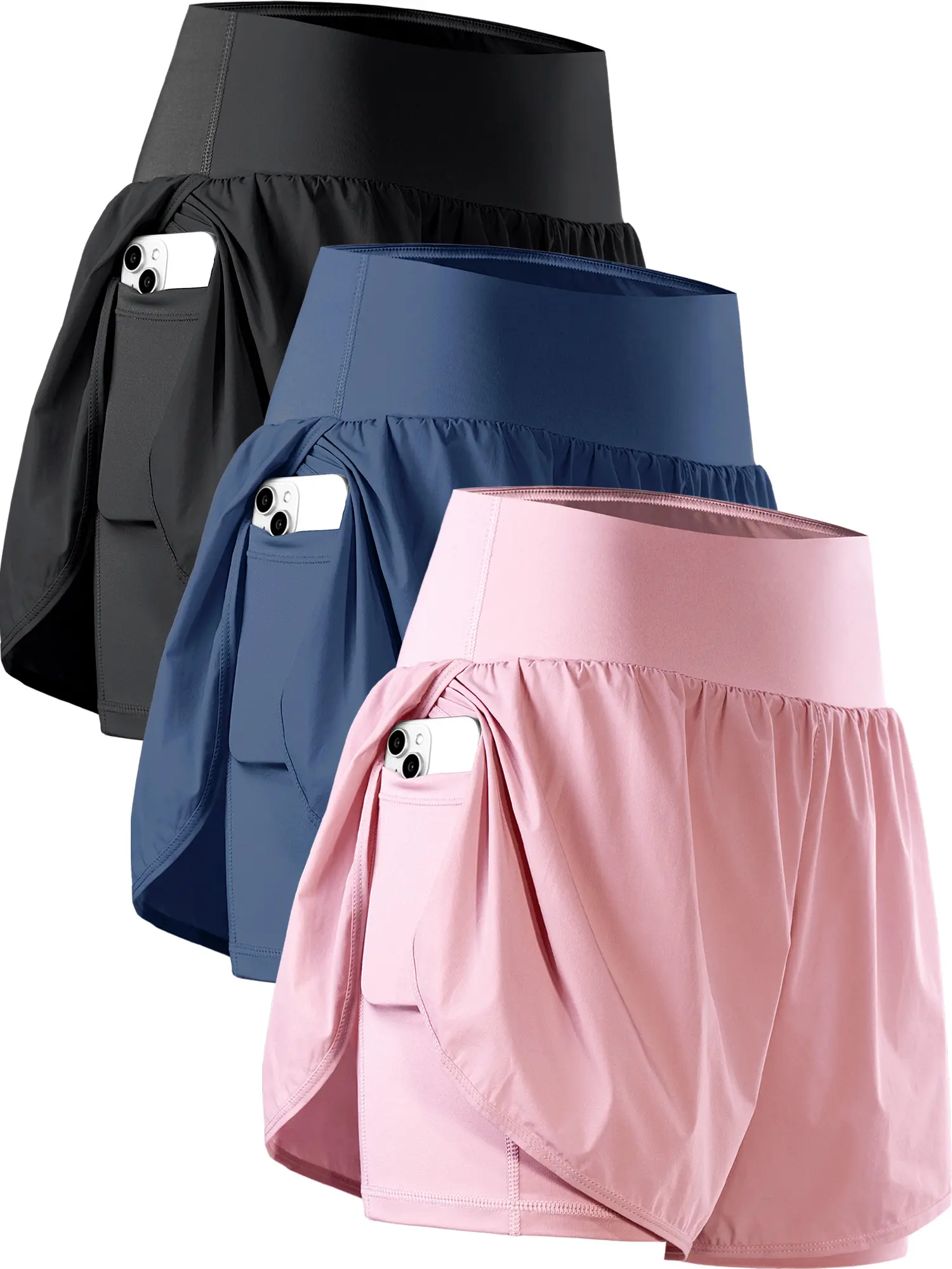 CADMUS 2 in 1 Women's 5'' Outfits shorts Workout  Athletic Gym Running  for Women Phone Pockets biker, Quick Drying Shorts, Athletic Yoga Shorts,back to school,back to school haul