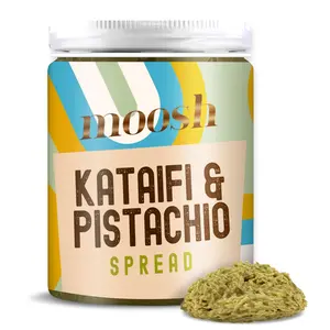 Moosh Dubai Chocolate Bar Filling – Viral Pistachio & Kataifi Spread for Desserts, Toast, and Candy Making (8 oz)