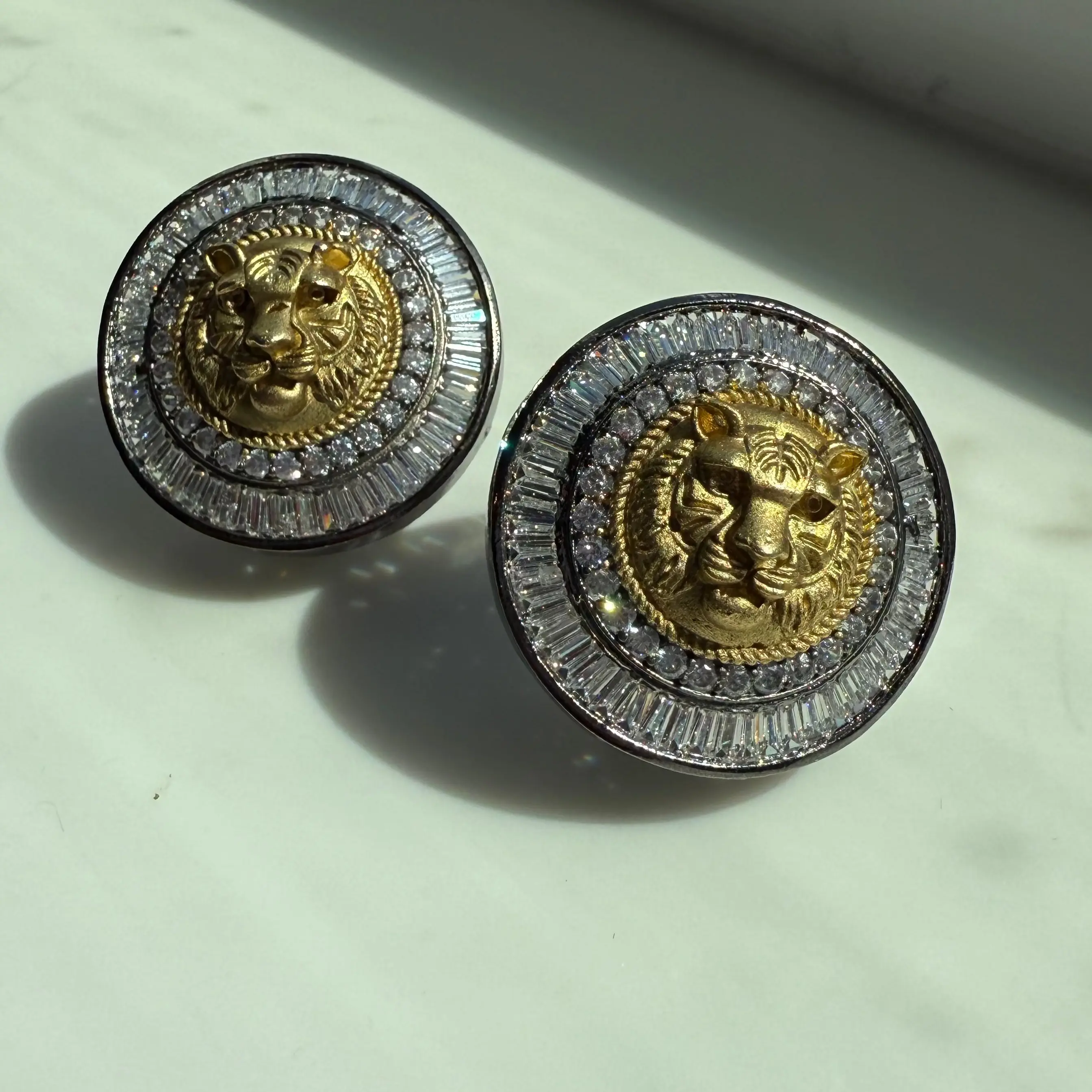 Sabysasachi Inspired Bengali Tiger Studs