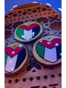 Palestine Resin keychains
