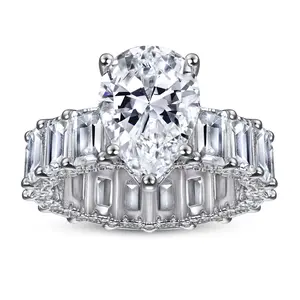 【#ZA254】(Riley) Lab Made Gemstone Fashion jewelry Ring