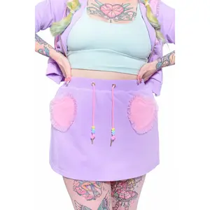 Sweetheart Skort - 100% Cotton Skort with Heart Pockets