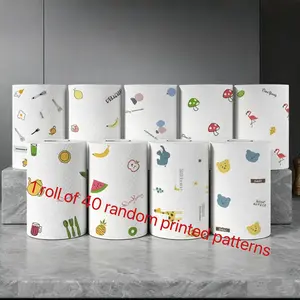20/40 Pcs Disposable Kitchen Paper Towels, Random Print, Highly Absorbent, Oil-Resistant Cleaning Cloths, 20x20cm, Reusable Wet Wipes for Home Use