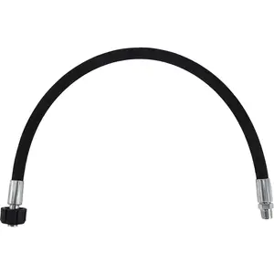Washer Whip Hose with Swivel, Reel Connector Hose for  Washing, 2 FT (3/8 NPT Solid + M22 Female)