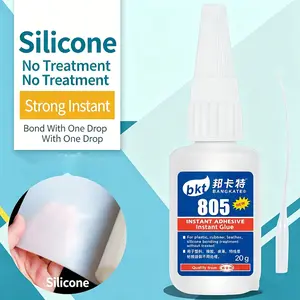Silicone Adhesive for Leather Metal Plastic Electronics Magnets, Fast-Drying Strong Universal Glue, 1/3/5/10 Pcs Model 805, Quick Dry Adhesive