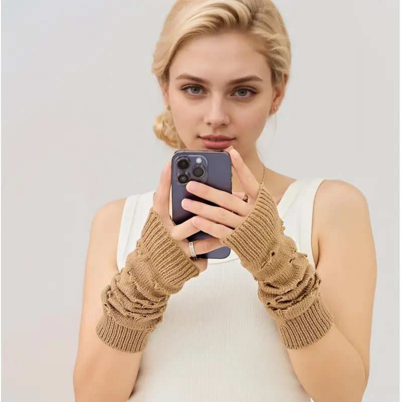 Arm Warmers Fairy Grunge Fingerless Punk Goth Emo Gloves Y2K