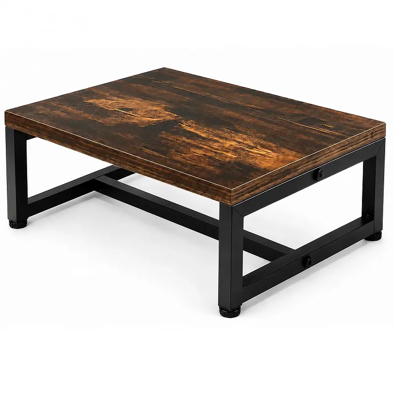 Portable Step Stool for Van Camping - Durable Wood & Metal Design - Perfect for Easy Access & Comfortable Step-Up