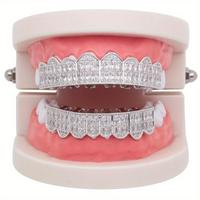 Silver glittering diamonds