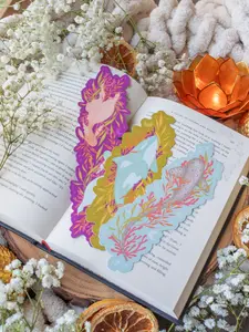 Ocean Creatures Fantasy Bookmarks for Booktok Readers