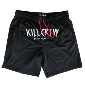 Kill Crew Gym Shorts - Men's Athletic Wear, Polyester Ideal for Fitness, Working Out, Motocross and Other Activities