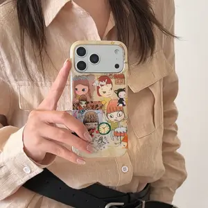 Naruto Clock Design Phone Case, Shockproof Phone Cover for Apple Iphones, Full Coverage Dual Layer Protection, Stylish Women's Accessory, Simple & Trendy