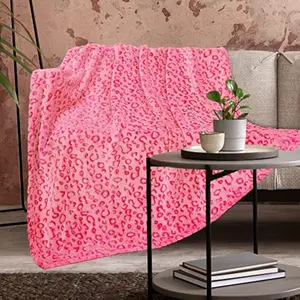 Eyesoul Pink Blanket for Women - Cheetah Print Blanket Pink Gifts for Women Mother Girls Soft Warm Leopard Print Throw Blanket for Birthday Gifts
