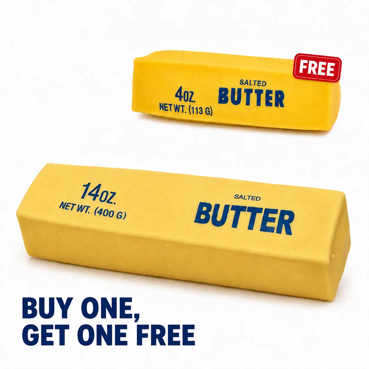 Buy 1 Get 1 Butter Squishy Toy, Jumbo 14 oz Soft Stretchy Sensory Fidget, 2026 Trending Squeeze Toy for Teens & Adults, Back to School Gift, 4 oz Mini Included