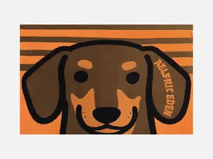 Aelfric Eden Christmas Cartoon Dog  Half-plush Blanket