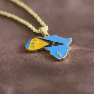Afro- st Lucian pendant