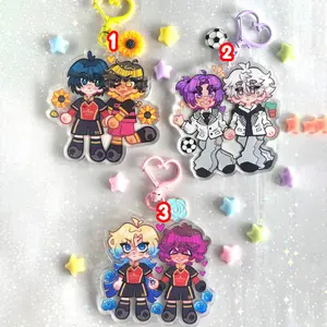 Blue Lock Duo Acrylic Keychains