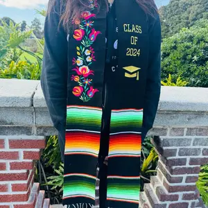 Mexican sarape, Graduation stoles, estola de Graduación