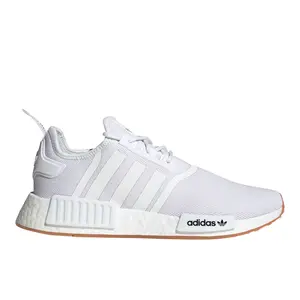 adidas Mens Nmd R1 Lace Up Sneakers Shoes Casual - White