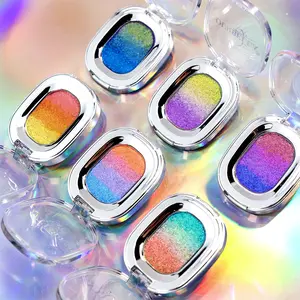 Ourbella Multichrome Ombre Eyeshadow, Sparkly Shimmer Color-shifting Eyeshadow, High Pigmented, Metallic, Iridescent Shimmer. Easy to blend, Talc free, Long Lasting