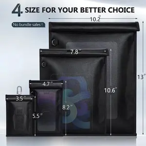 4Pack Faraday bags Handbags incorporating RFID blocking technology
