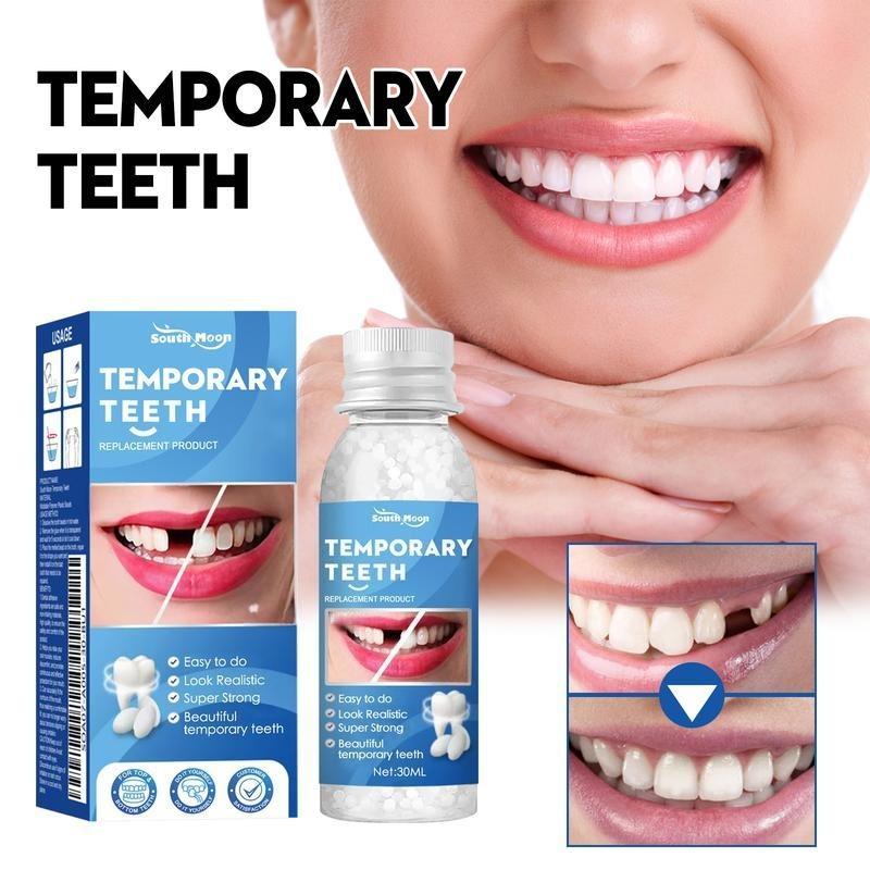 Dental Restoration Kit, Temporary Tooth Replacement Kit, Moldable Dental Gel Dentures, Providing Immediate And Confident Smiles, Denture Fillers, Suitable For Halloween horror-themed Party Makeup