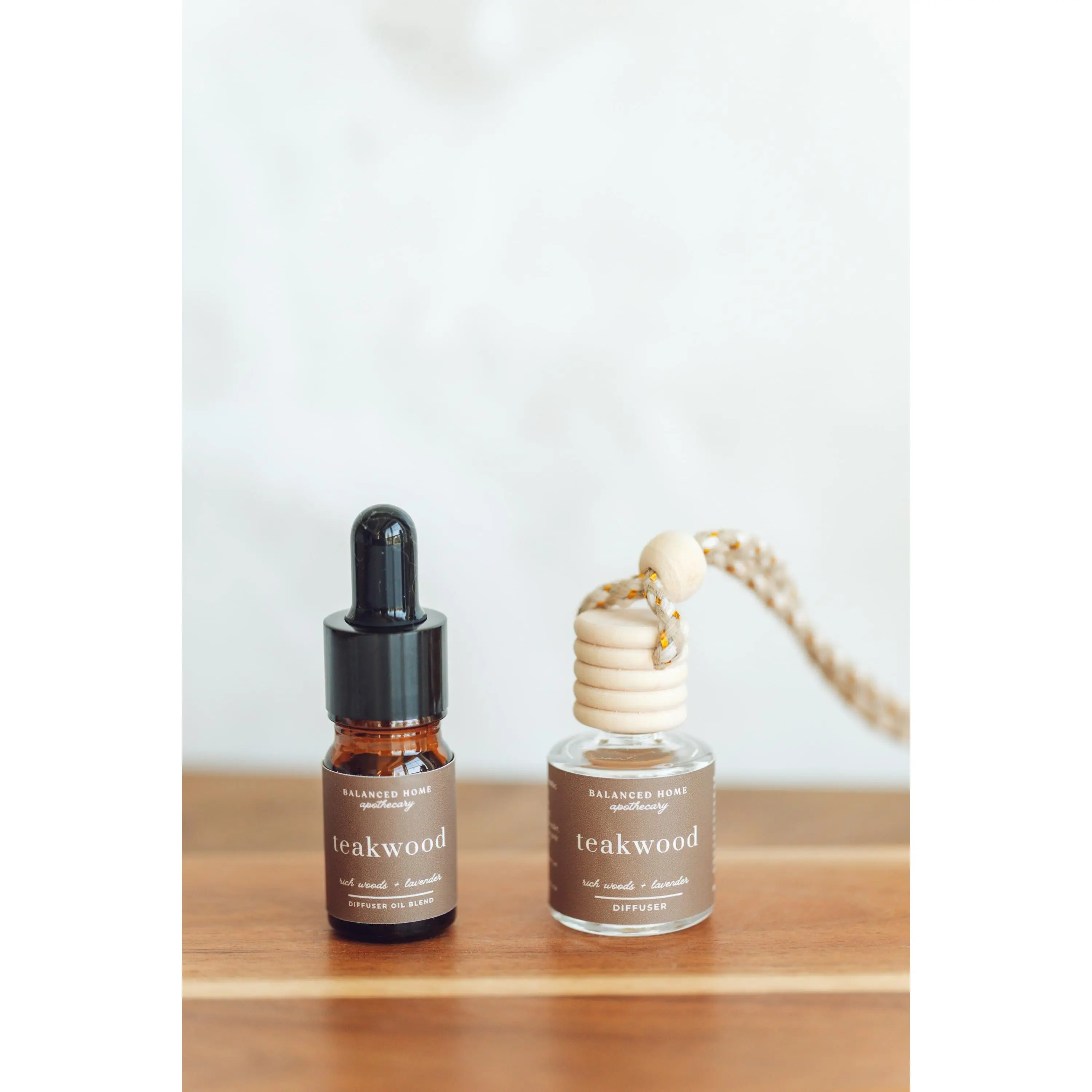 Handmade Pure Wood-Blend Natural Lavender Essential Oil - Teakwood, Mahogany, Cedarwood, Botanical, Cruelty-Free, Eco-Friendly Aromatherapy Oil for Wellness Support, Diffuser-Compatible