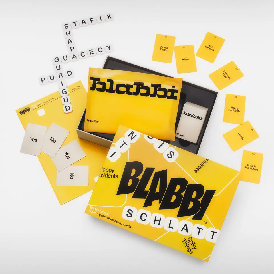 Blabbi (1st Edition) Game of Made Up Words for Funny Party Word Game fun party