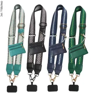Retro-Style Crossbody Phone Strap & Backpack Strap, Adjustable Multi-Functional Design, Wallet Compartment Included, Perfect Gift Idea