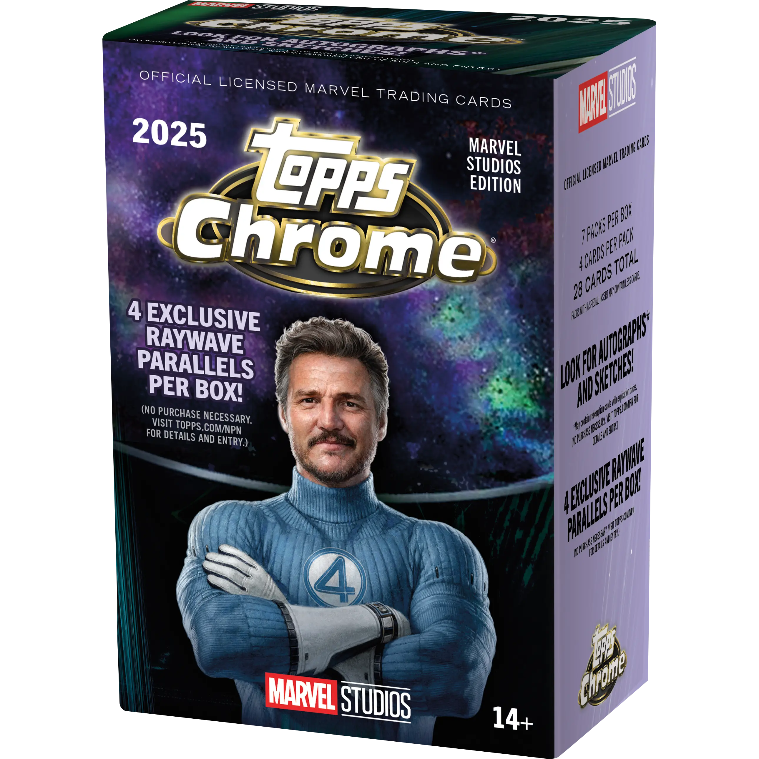 2025 Topps Marvel Studios Chrome Blaster Box
