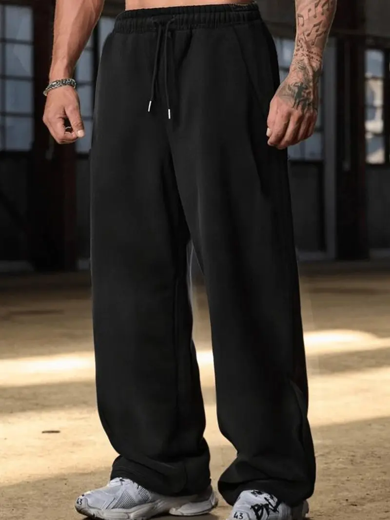baggy black pleated pants - TikTok Shop