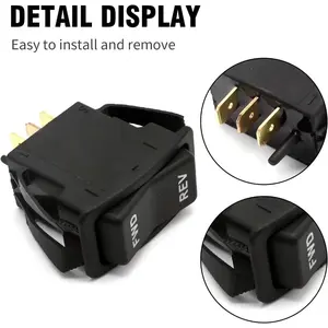 Forward/backward rocker switch for EZGO TXT PDS electric golf cart 2003 +, replacement OEM 74323G01