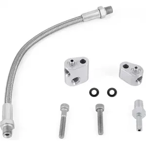 Throttle Body Bypass Hose Kit Coolant Steam Port Crossover Hose Kits