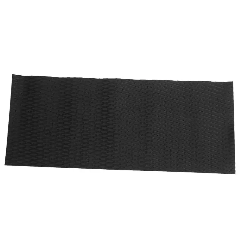 Non-Skid Synthetic EVA Foam Marine Flooring Sheet, 92x37cm Wet/Dry Safe Mat for Jet-Ski, Water Scooter, Watercraft, Black Surfboard