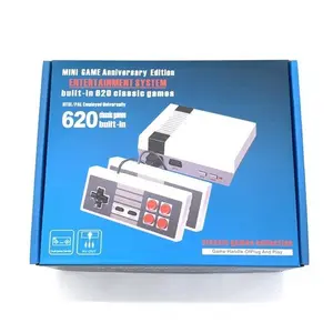 Entertainment System Retro Game Console - AV Classic Mini Video Game System with 2 Controllers  | Built-in with 620 Games