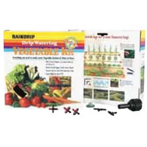 Drip Watering Vegetable Garden Kit with Anti Syphon