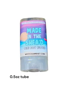 Organic Sun Butter, Made in the Shea'D Sticks - Portable, with Beeswax - For Sunny Days, Summer, All Ages, Skincare, Natural, Coconut Oil, Gentle Swimming Blend, Moisture, Comfort, No Burn, No Irritation